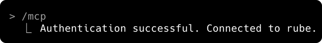Claude Code with Rube integration